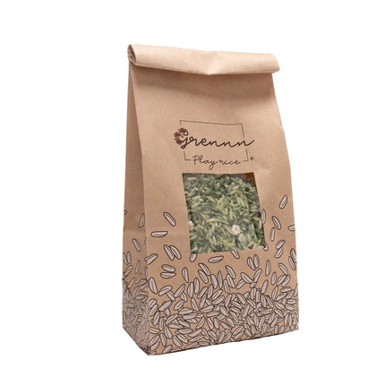 Grennn speelrijst white flower mix 500gram