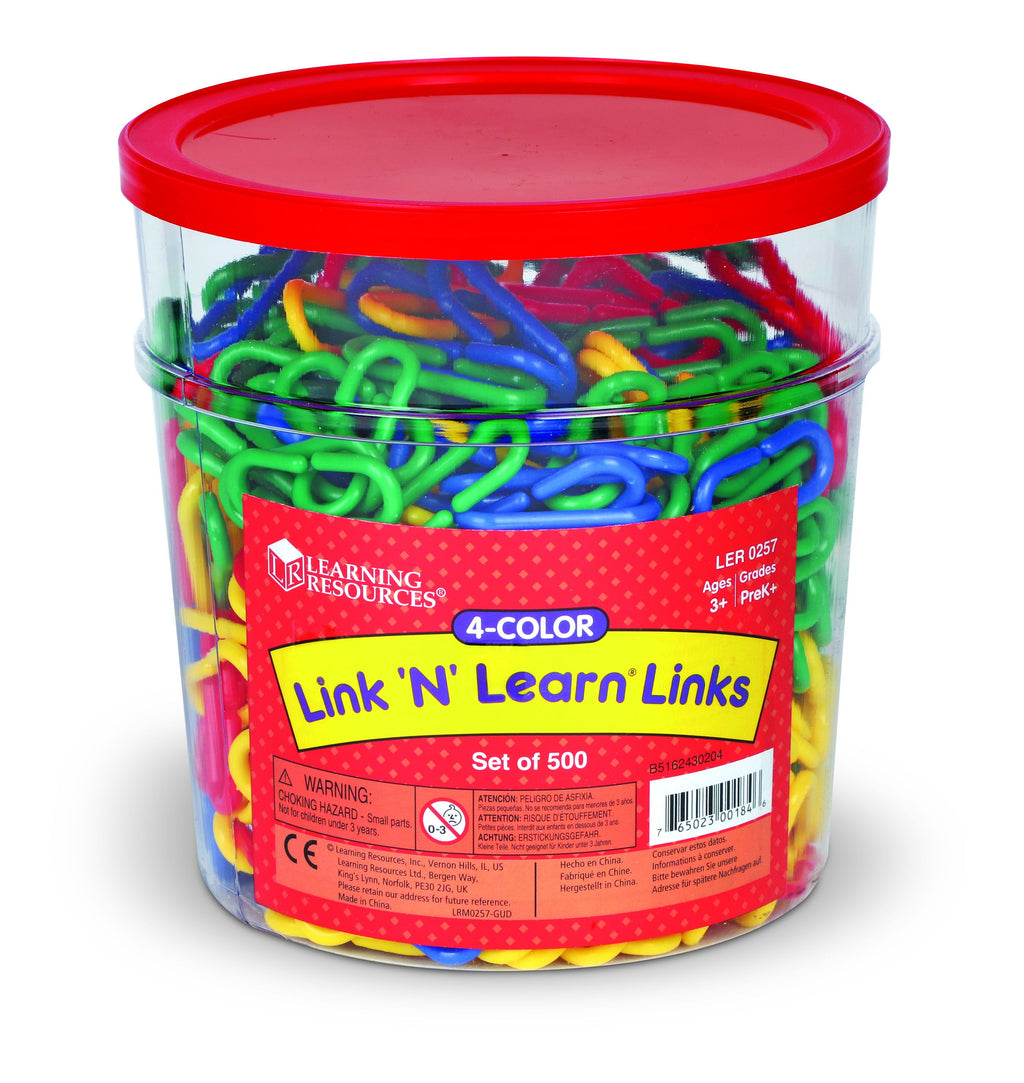 verpakking Learning Resources Link 'N' Learn links 500 stuks