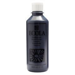 Ecola plakkaatverf 500ml zwart