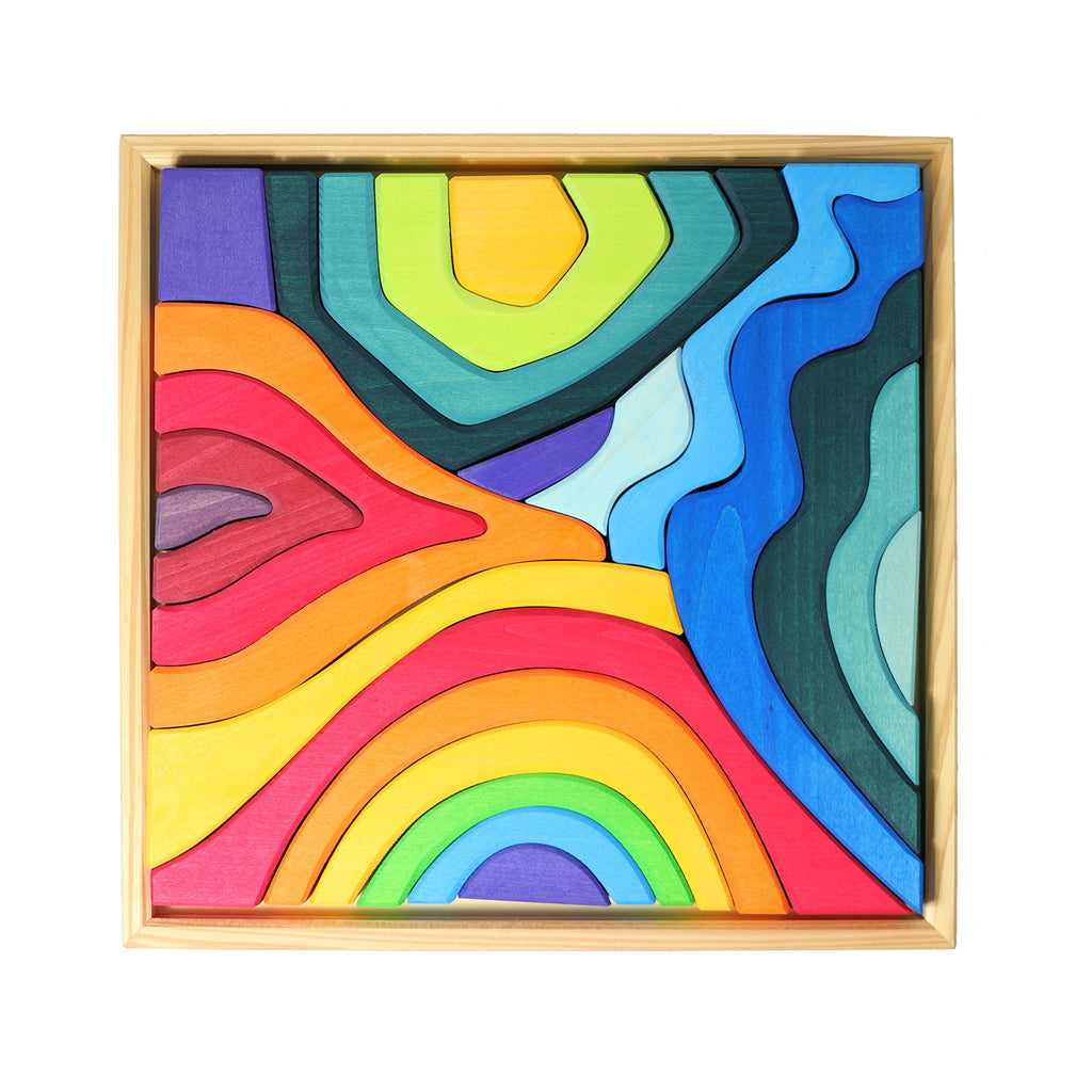 Grimm`s grote houten blokkenset 4 elementen