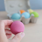 Grimm`s 6 houten ballen in pastel