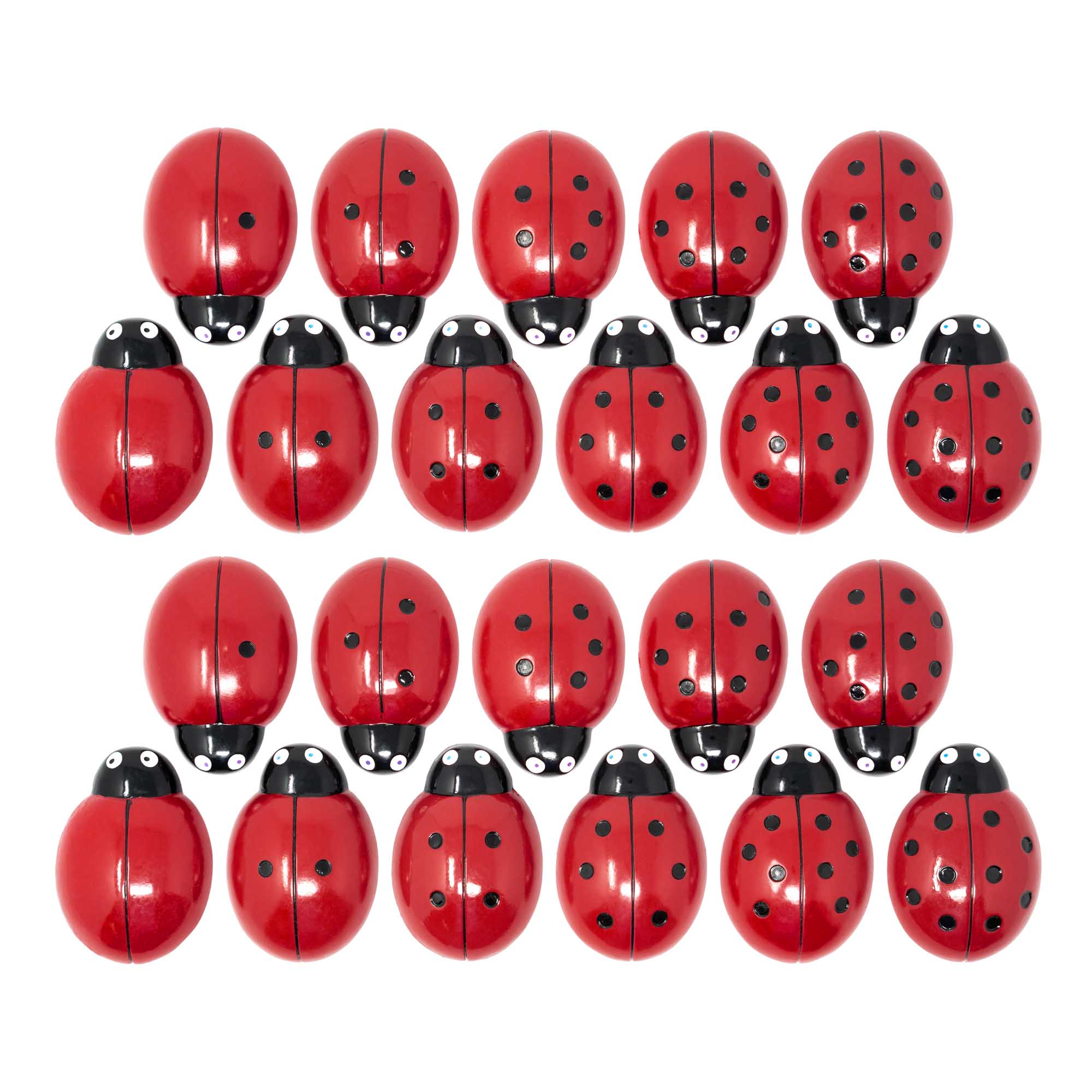 Yellow Door telstenen lieveheersbeestjes