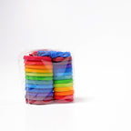 Grimm`s grote houten knopen in regenboogkleuren