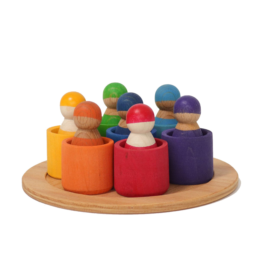 Grimm`s 7 regenboogvrienden in potjes