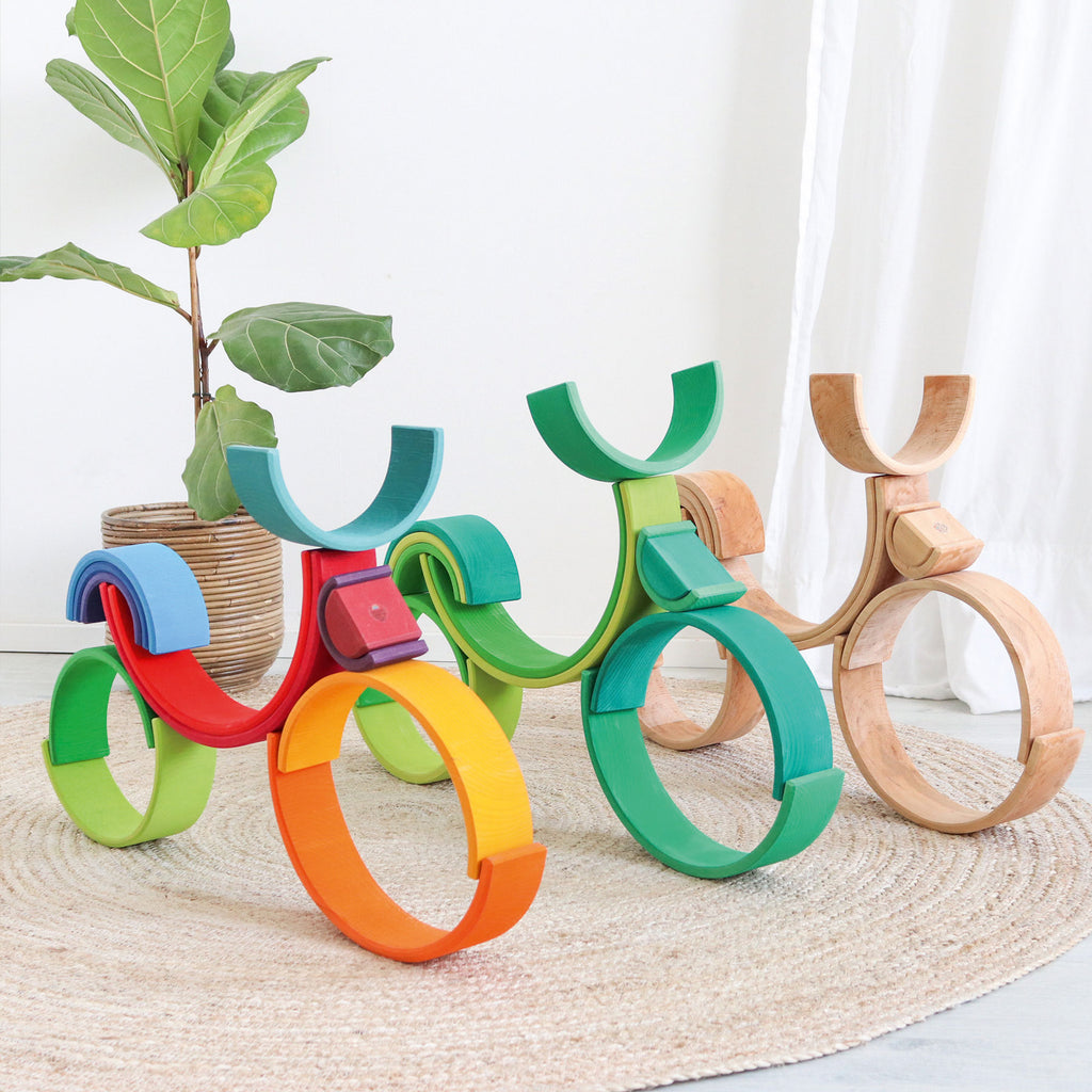 Grimm`s grote regenboog in regenboogkleuren