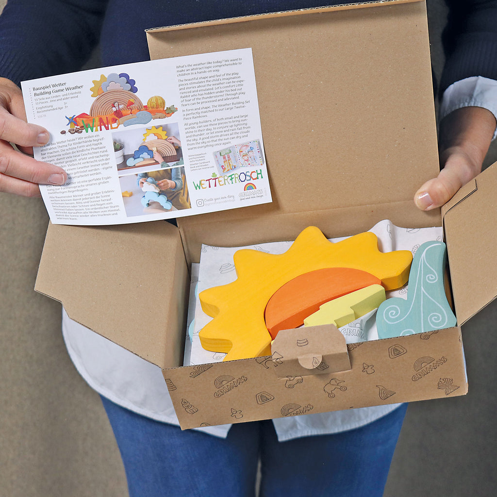 Grimm`s houten blokkenset het weer