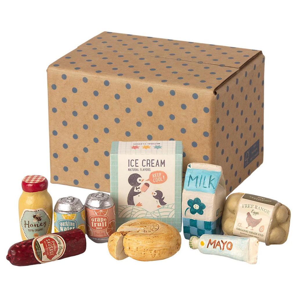 Maileg miniature boodschappenbox