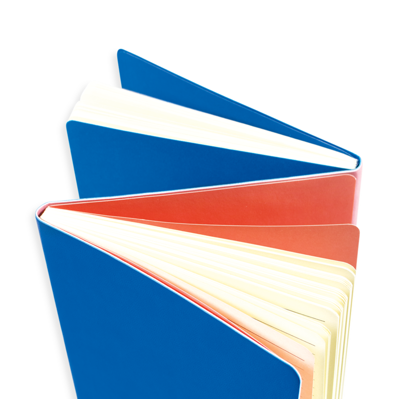 Ooly Flipside notebook binnenkant Blue