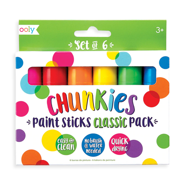 Ooly verfstiften Chunkies Paint Sticks 6 stuks Classic
