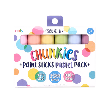 Ooly verfstiften Chunkies Paint Sticks 6 stuks Pastel