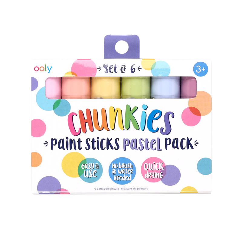 Ooly verfstiften Chunkies Paint Sticks 6 stuks Pastel