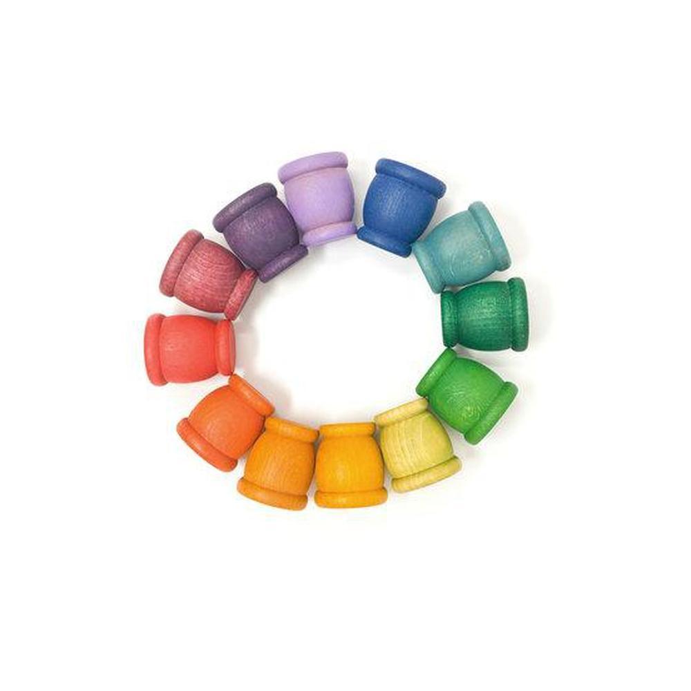 grapat mates 12 gekleurde bakjes