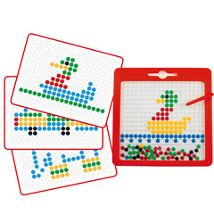 magnetisch tekenbord van Beleduc magnetic drawing board bright colours 21050