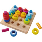 Haba steekspel met kleurenringen