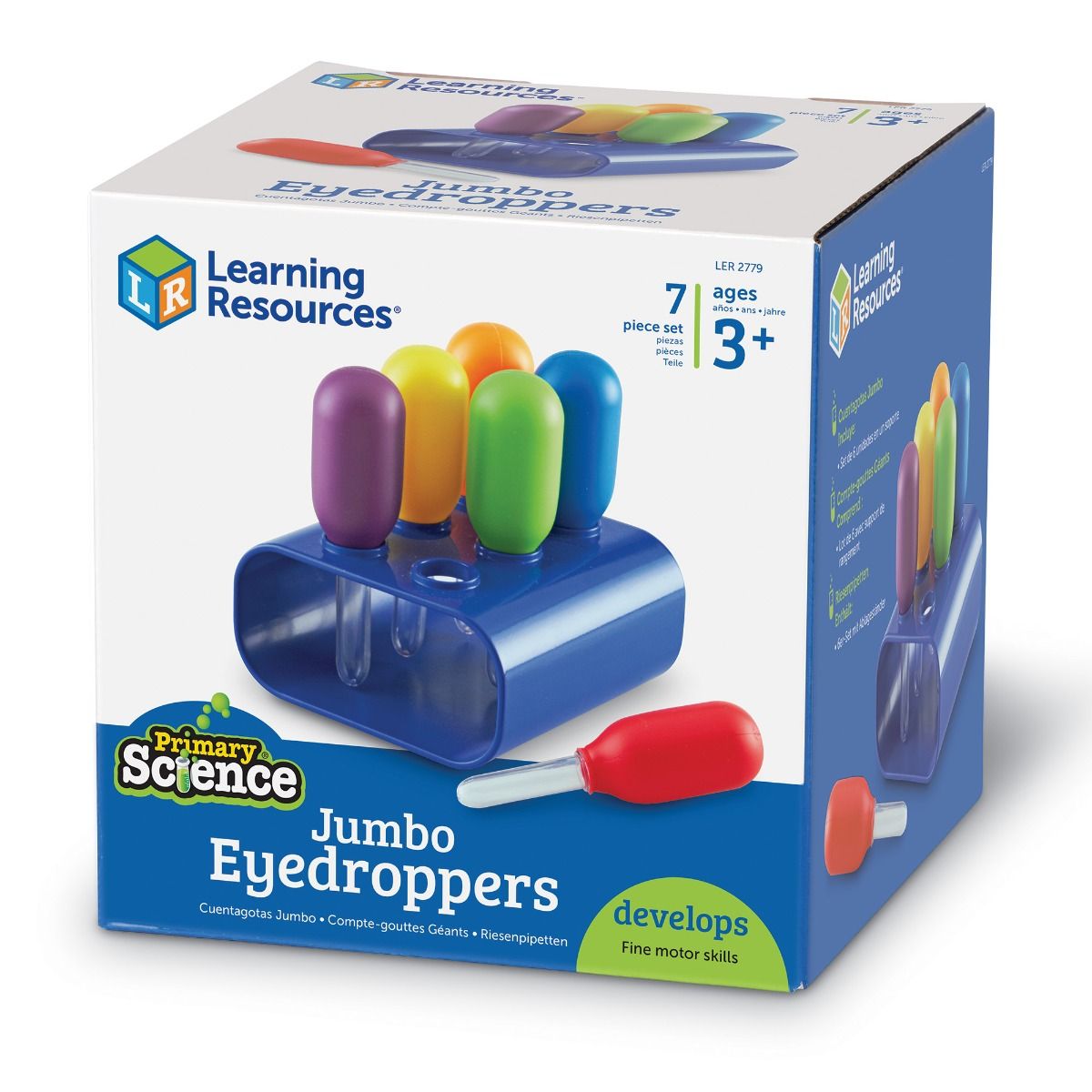Learning Resources jumbo pipetjes - set van 6