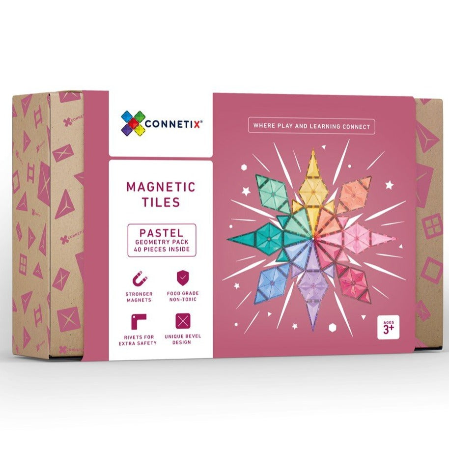 Connetix 40delige pastel geometry pack