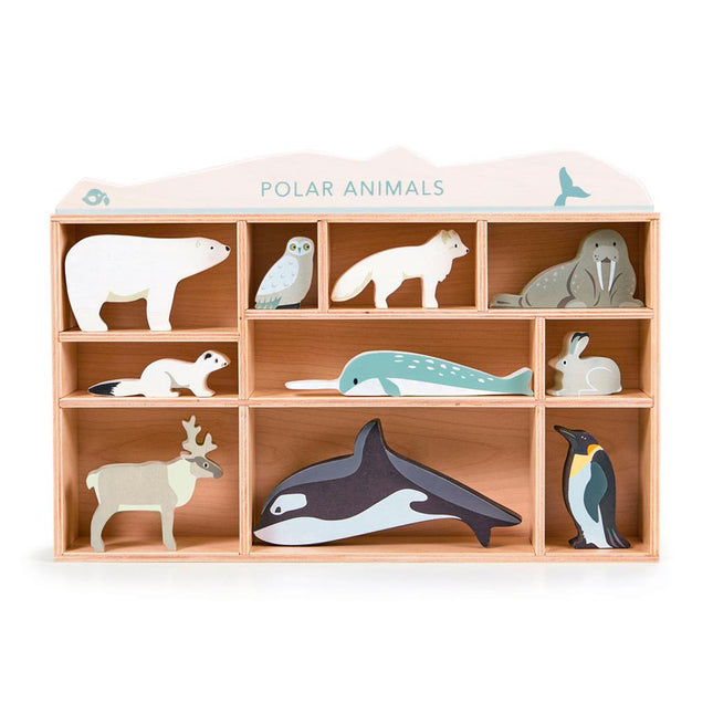Tender Leaf set met houten pooldieren