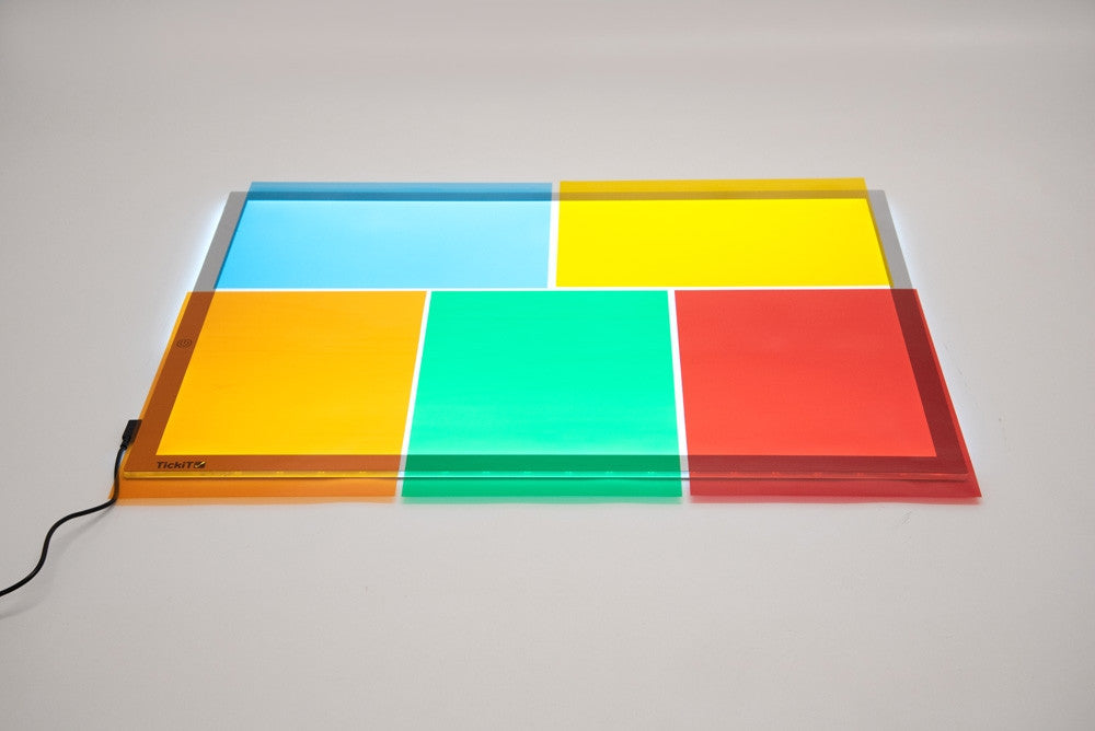 Colour Acetate Sheets - Pk5