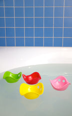 Moluk set van 6 mini Bilibo's als badspeelgoed