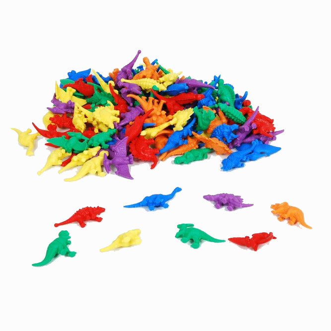 EDX dinosaurussen sorteren in alle maten en gewichten