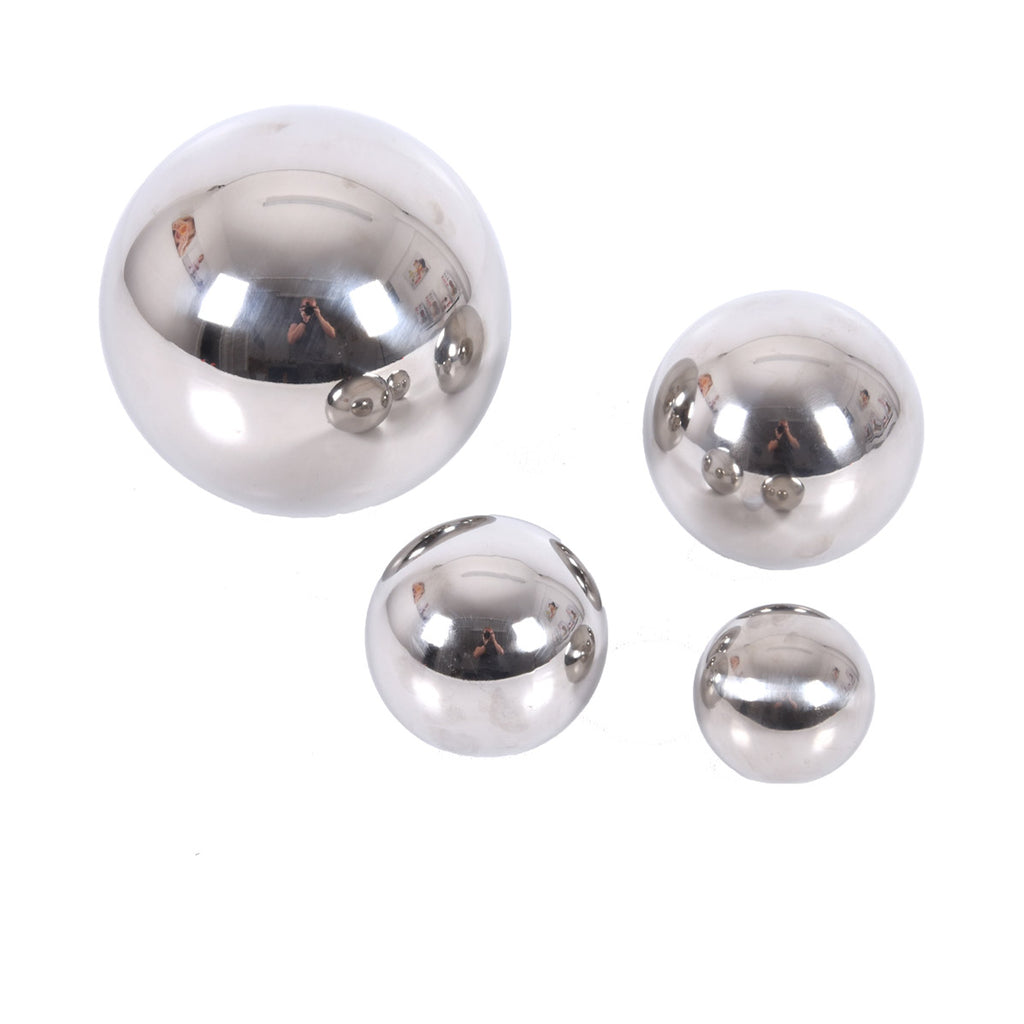 4 sensorische ballen zilver
