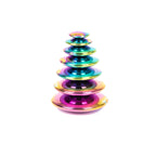 Tickit reflecterende schijven color burst