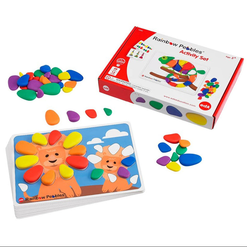 EDX rainbow pebbles activity set