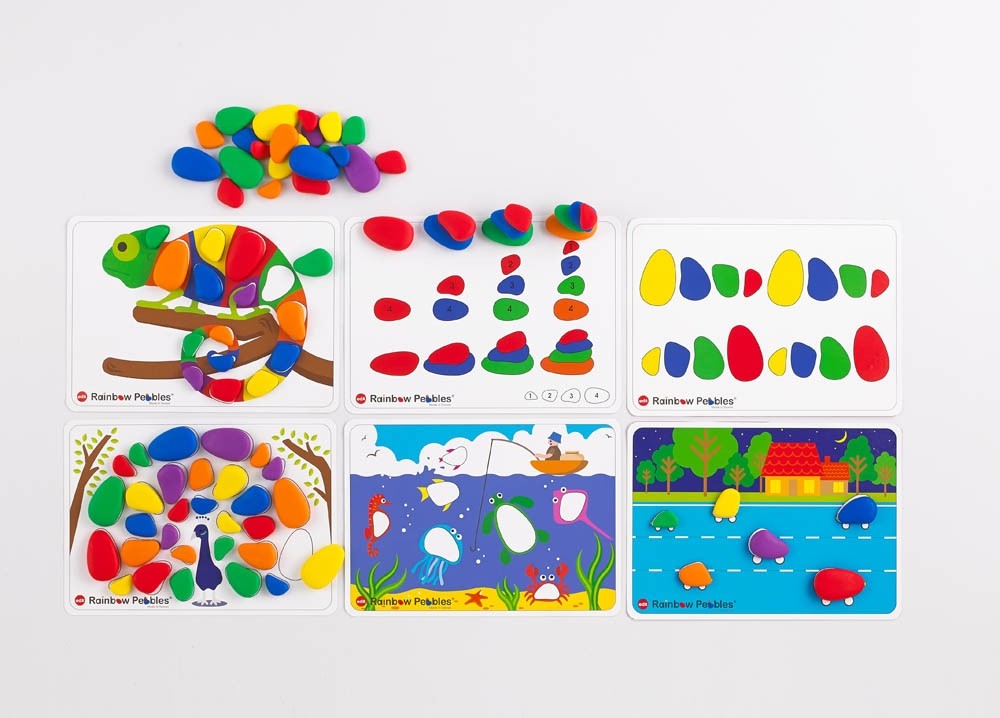 EDX rainbow pebbles activity set