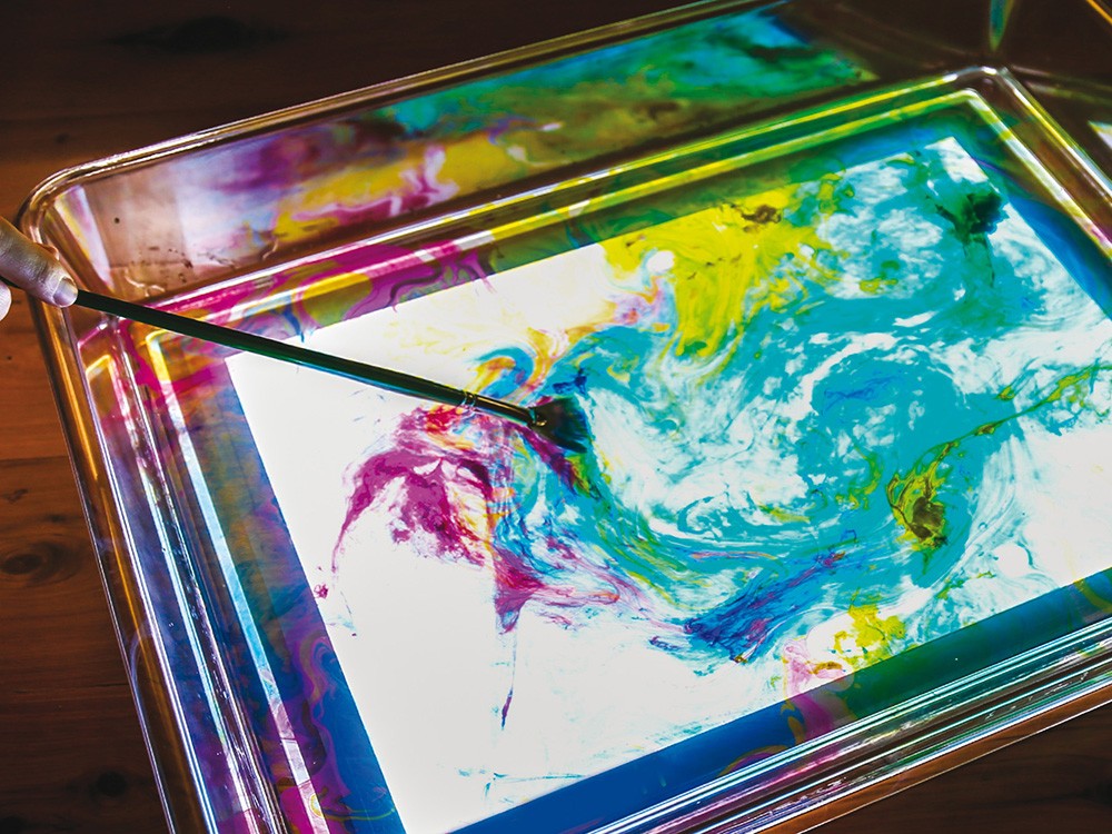 Tickit exploration tray voor lichtpaneel schilderen