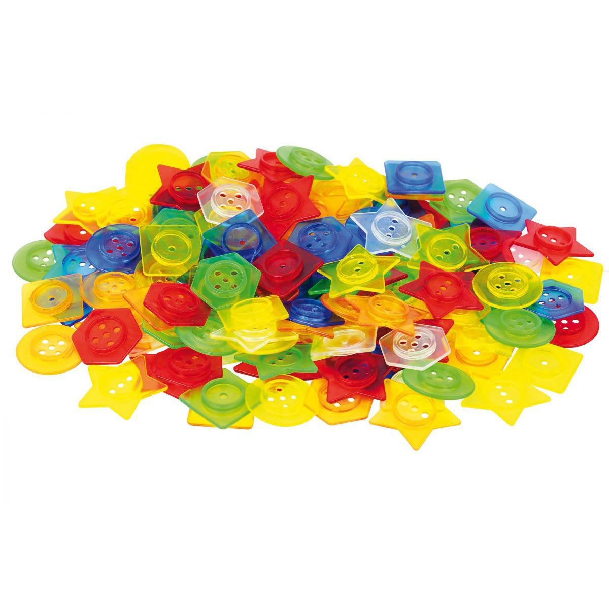 Tickit stapelbare knoppen in verschillende kleuren en vormen