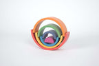 regenboog als een oog gestapeld