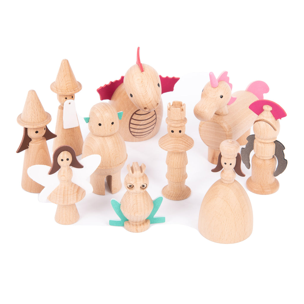 Tickit houten sprookjesfiguren