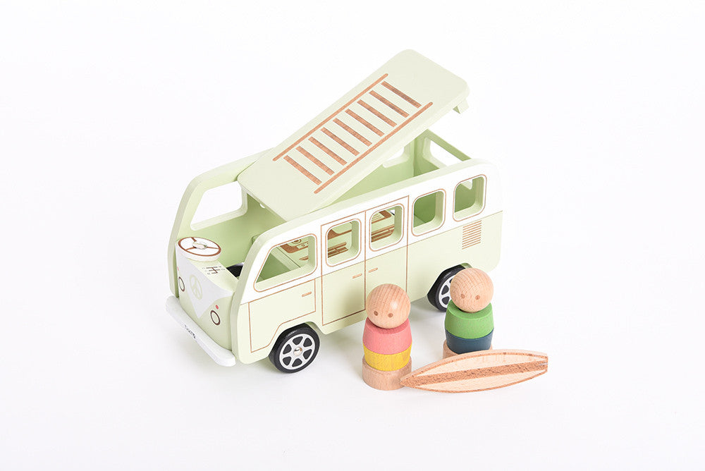 Tickit houten camper van met 2 figuren