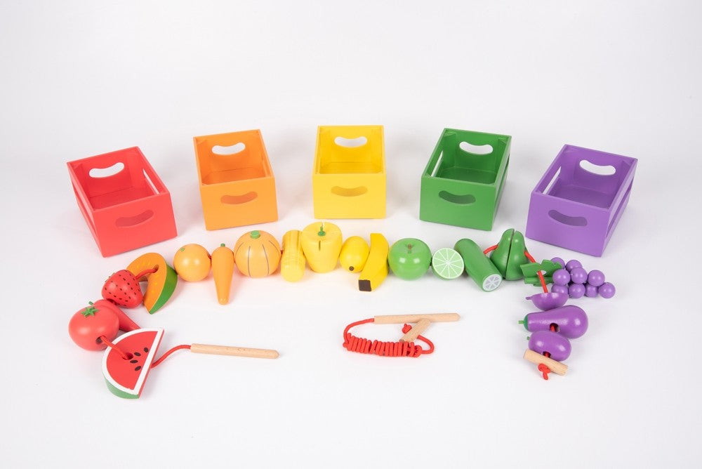 Tickit houten sorteerfruit en -groenten