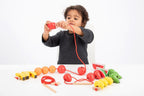 Tickit houten fruit rijgspel