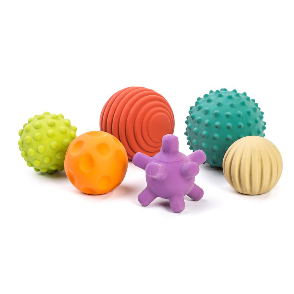 Miniland Eco sensorische ballen van natuurlijk rubber