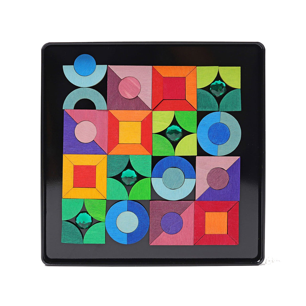 Grimm`s magneetpuzzel driehoek-vierkant-cirkel
