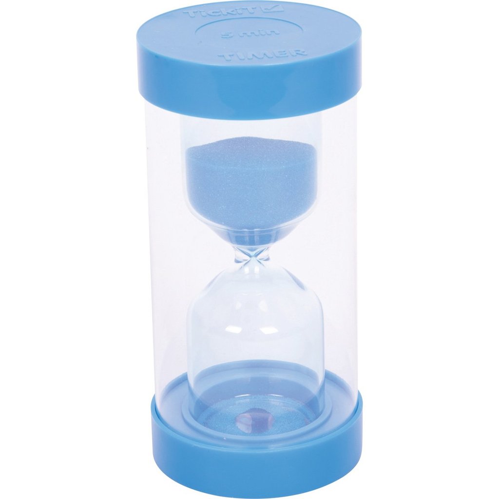 Tickit blauwe zandloper 5 minuten
