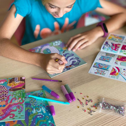 Box Candiy knutselset glitter en folie met zeemeerminnen