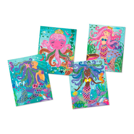 Box Candiy knutselset glitter en folie met zeemeerminnen