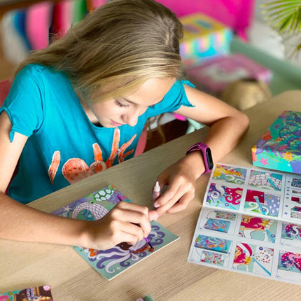 Box Candiy knutselset glitter en folie met zeemeerminnen