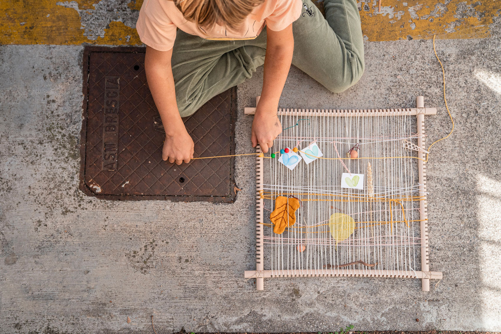 Grapat Frame kader om te weven