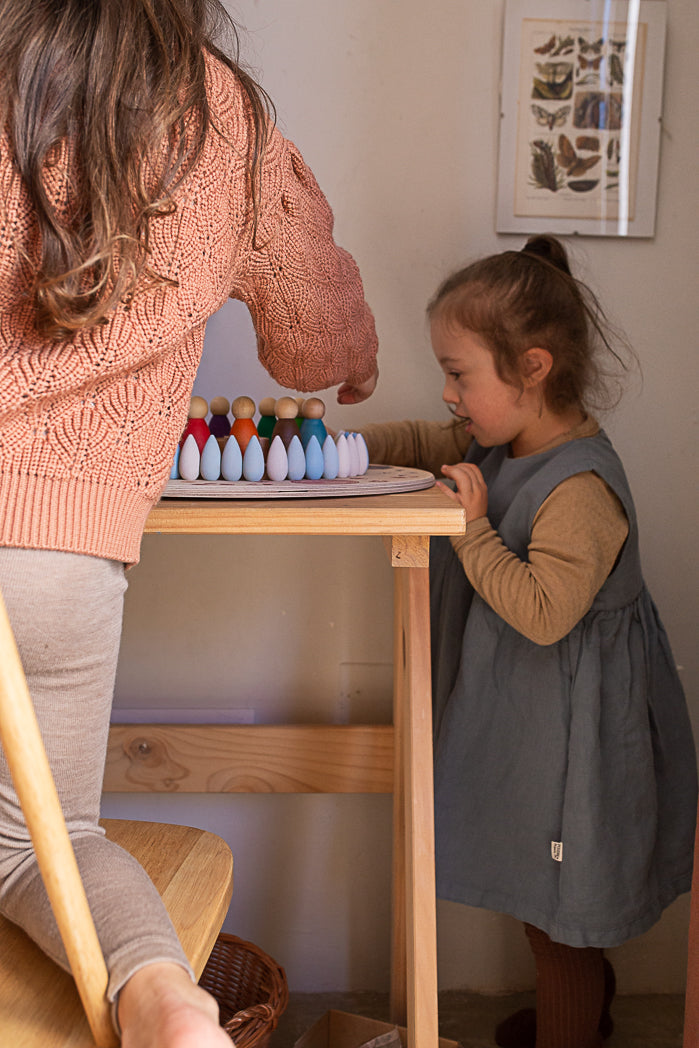 Grapat mandala sneeuwvlokken