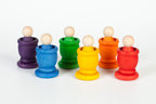 Grapat set van 6 Nins, mates en munten 