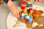 open einde spel met natuurlijke materialen
