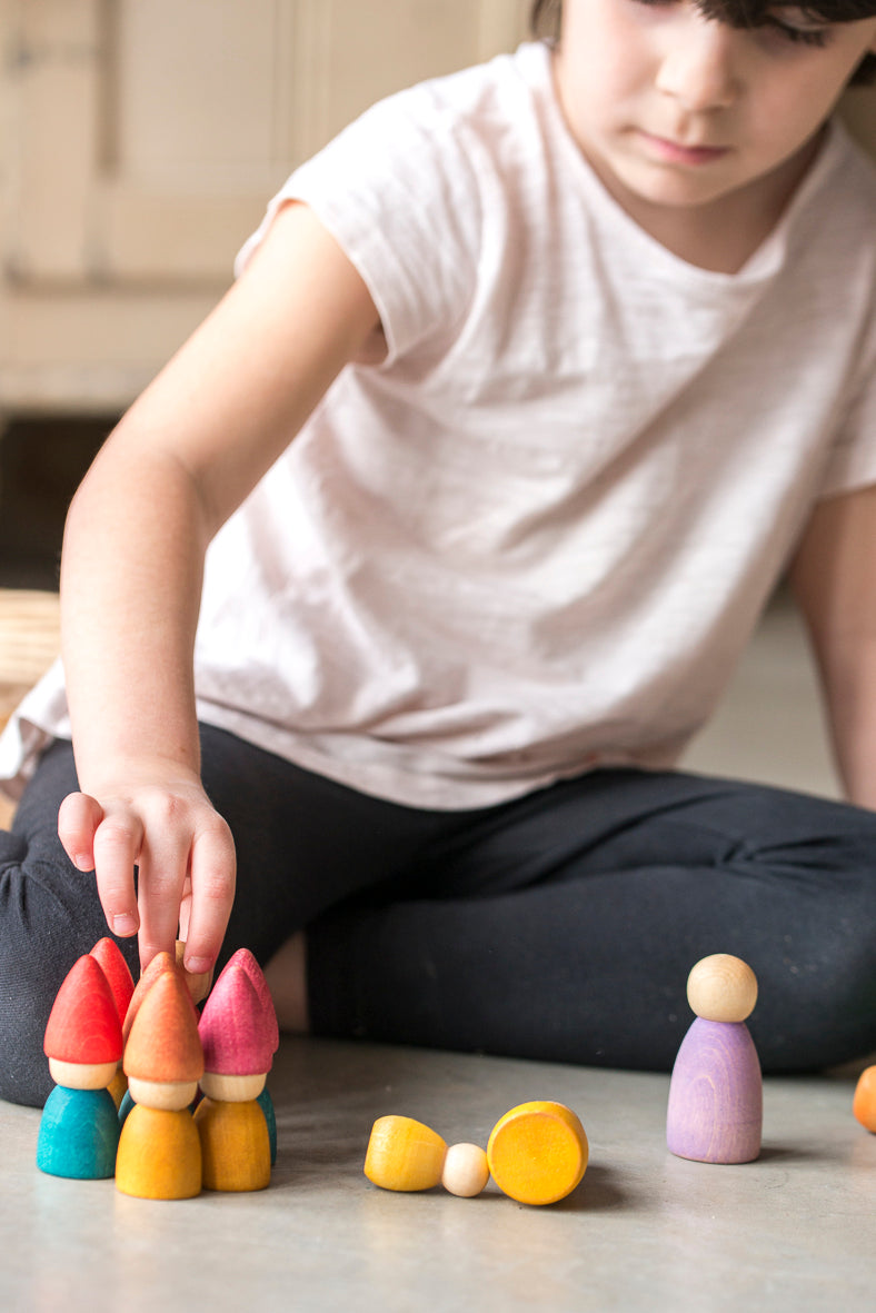 open einde speelgoed houten tomten nins