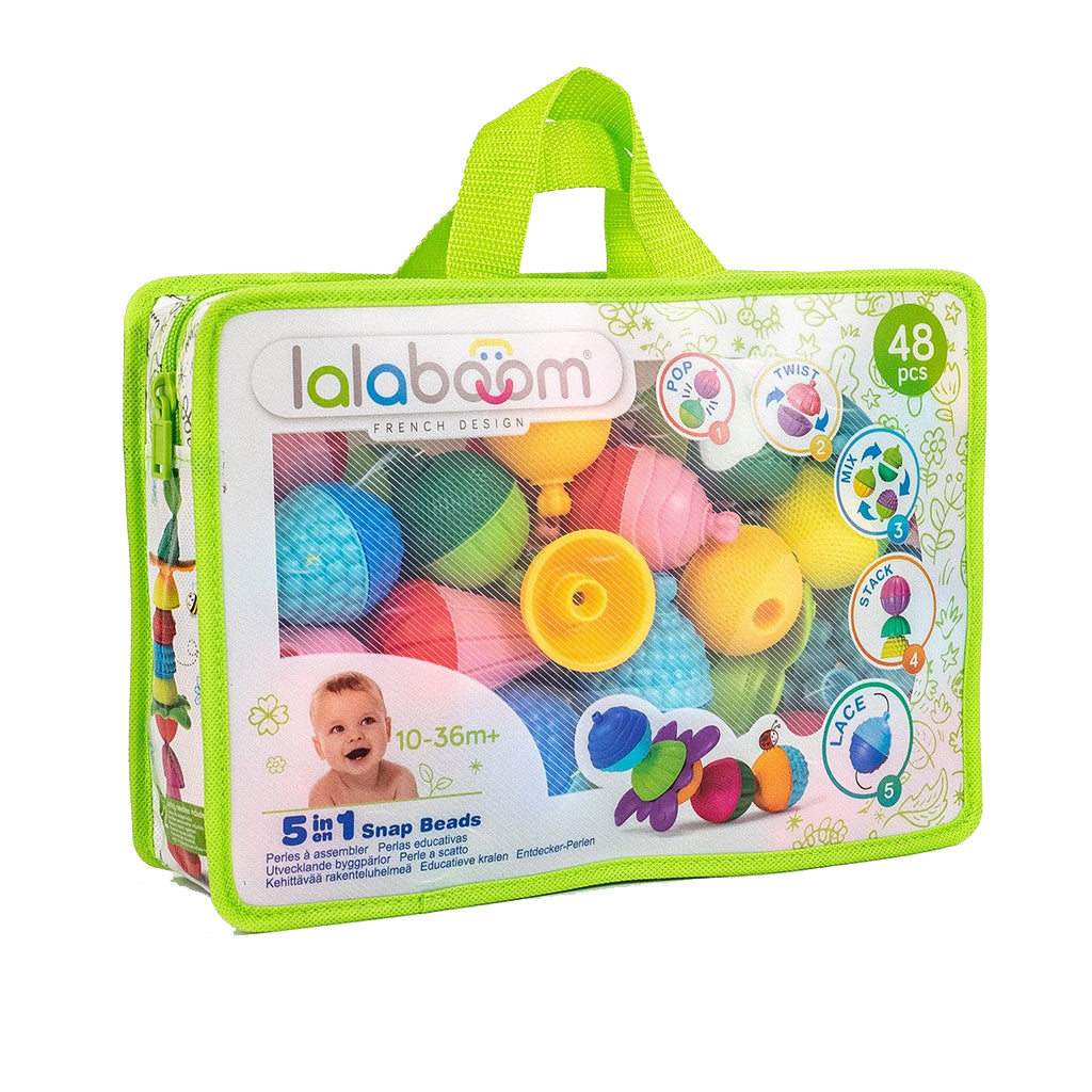 Lalaboom educatieve kralen en accessoires 48 stuks