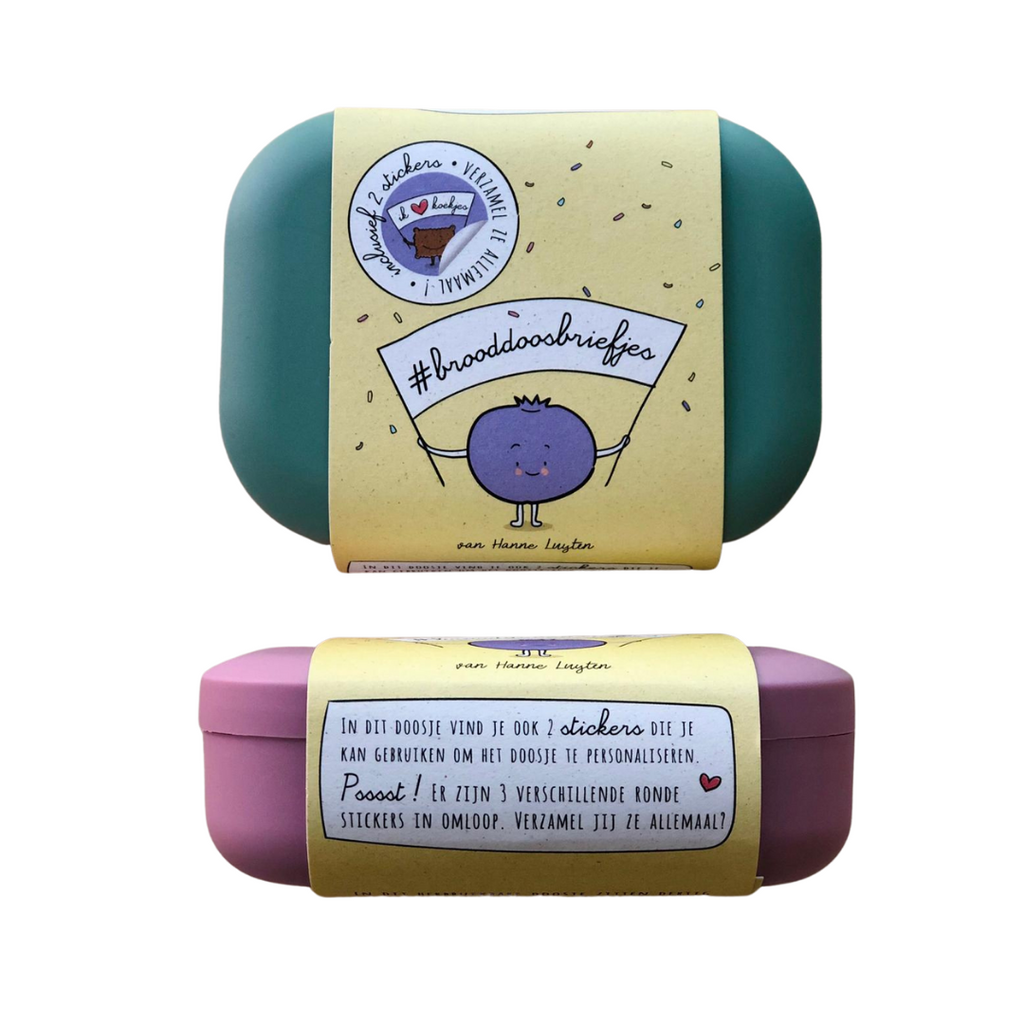 Hanne Luyten - brooddoosbriefjes reeks 2 met snackdoos