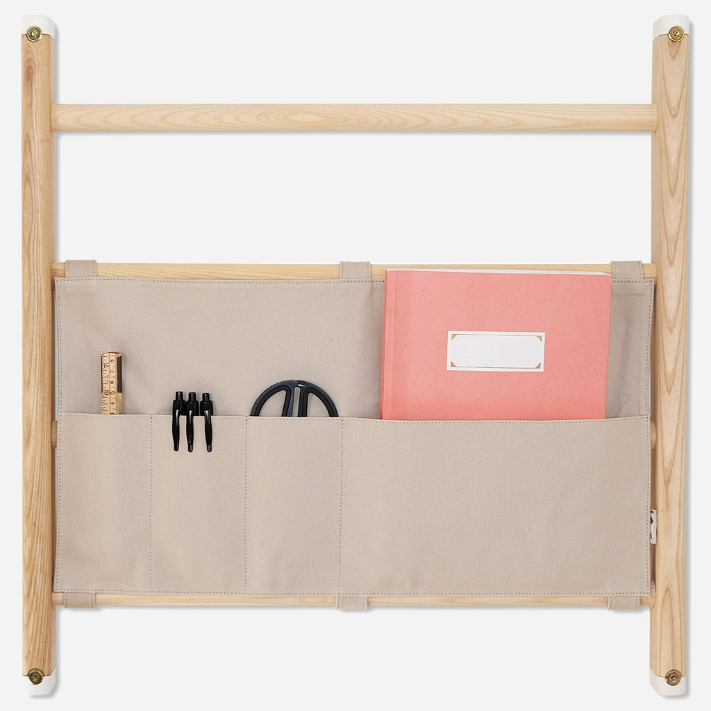 Kaos Endeløs canvas organizer lichtgrijs