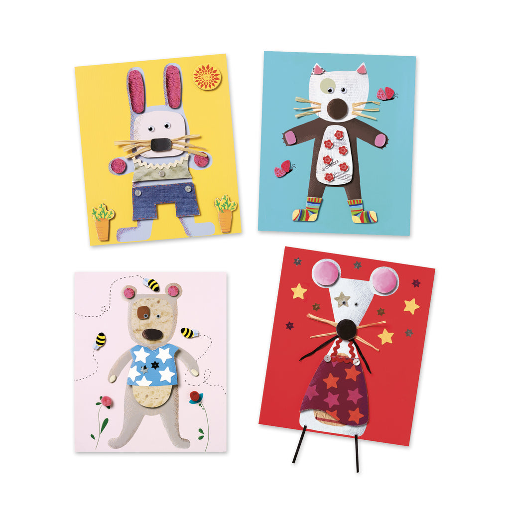 Djeco knutselcollages voor kleuters